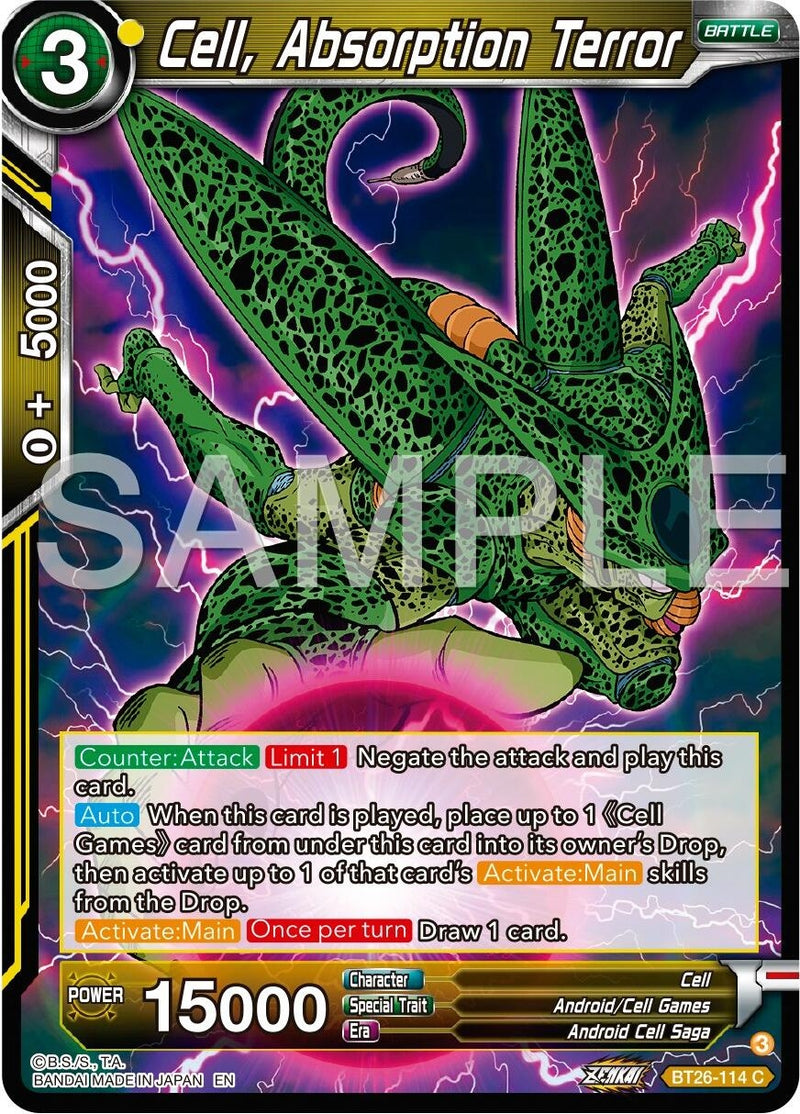 [BT26-114] Cell, Absorption Terror (Ultimate Advent)