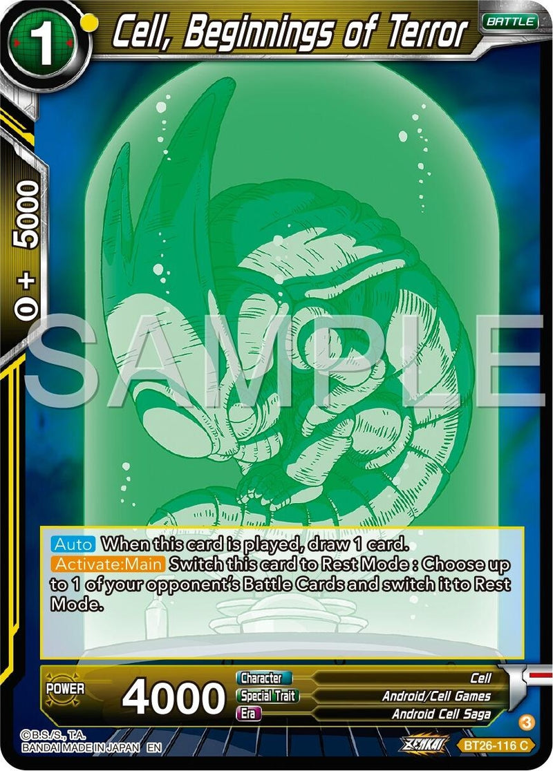 [BT26-116] Cell, Beginnings of Terror (Ultimate Advent)