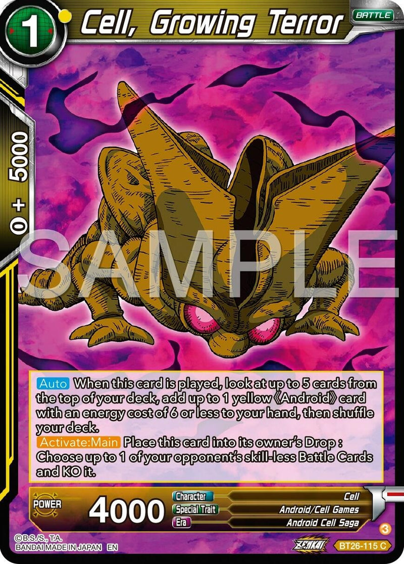 [BT26-115] Cell, Growing Terror (Ultimate Advent)