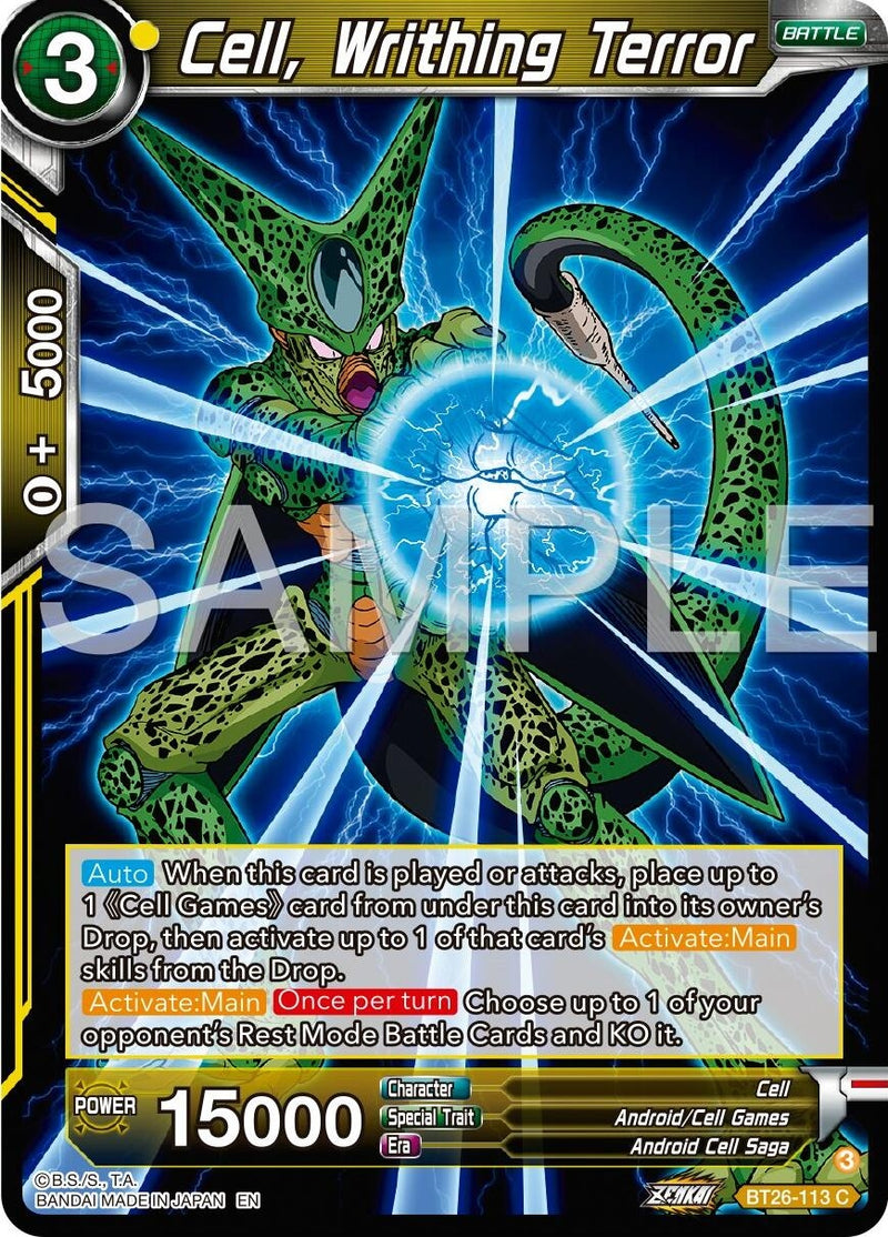 [BT26-113] Cell, Writhing Terror (Ultimate Advent)