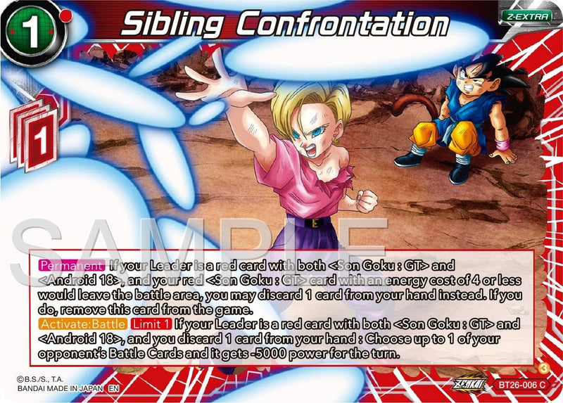 [BT26-006] Sibling Confrontation (Ultimate Advent)