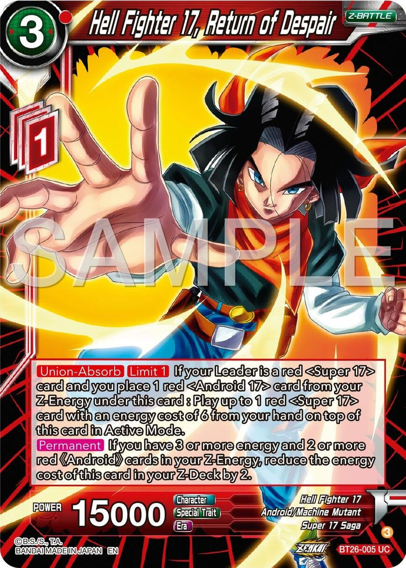 [BT26-005] Hell Fighter 17, Return of Despair (Ultimate Advent)