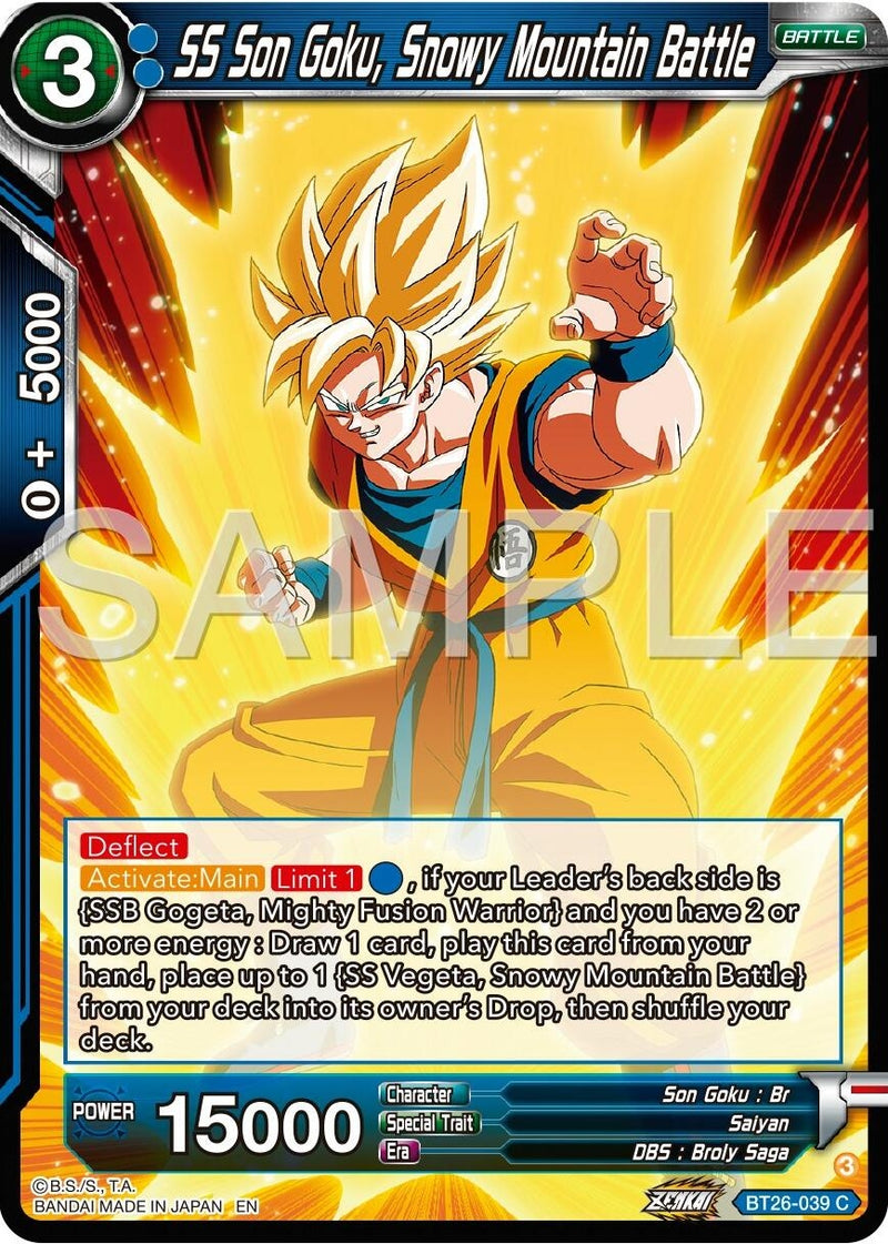 [BT26-039] SS Son Goku, Snowy Mountain Battle (Ultimate Advent)