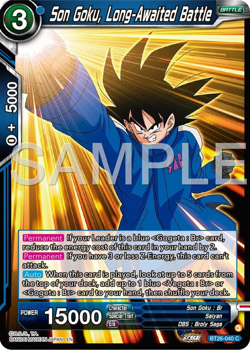 [BT26-040] Son Goku, Long-Awaited Battle (Ultimate Advent)