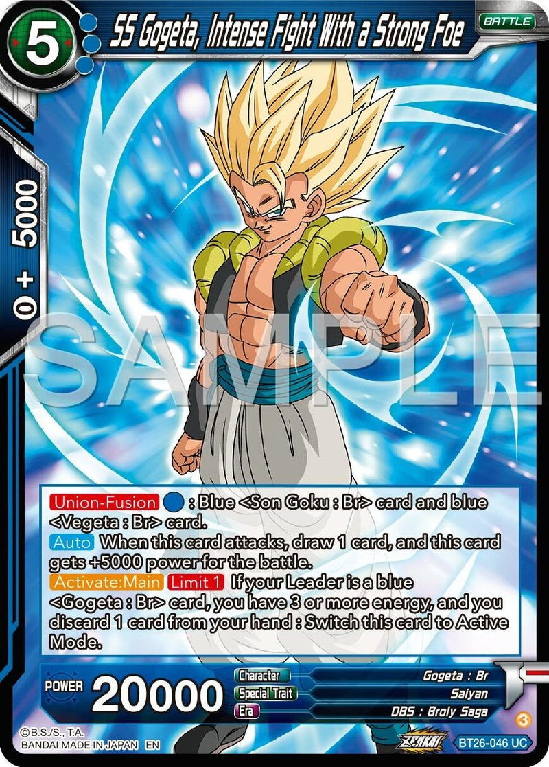 [BT26-046] SS Gogeta, Intense Fight With a Strong Foe (Ultimate Advent)