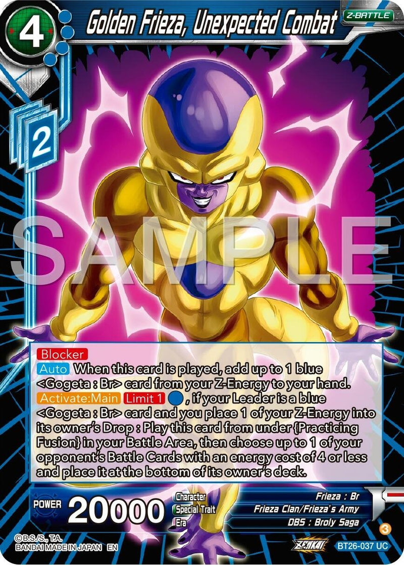 [BT26-037] Golden Frieza, Unexpected Combat (Ultimate Advent)