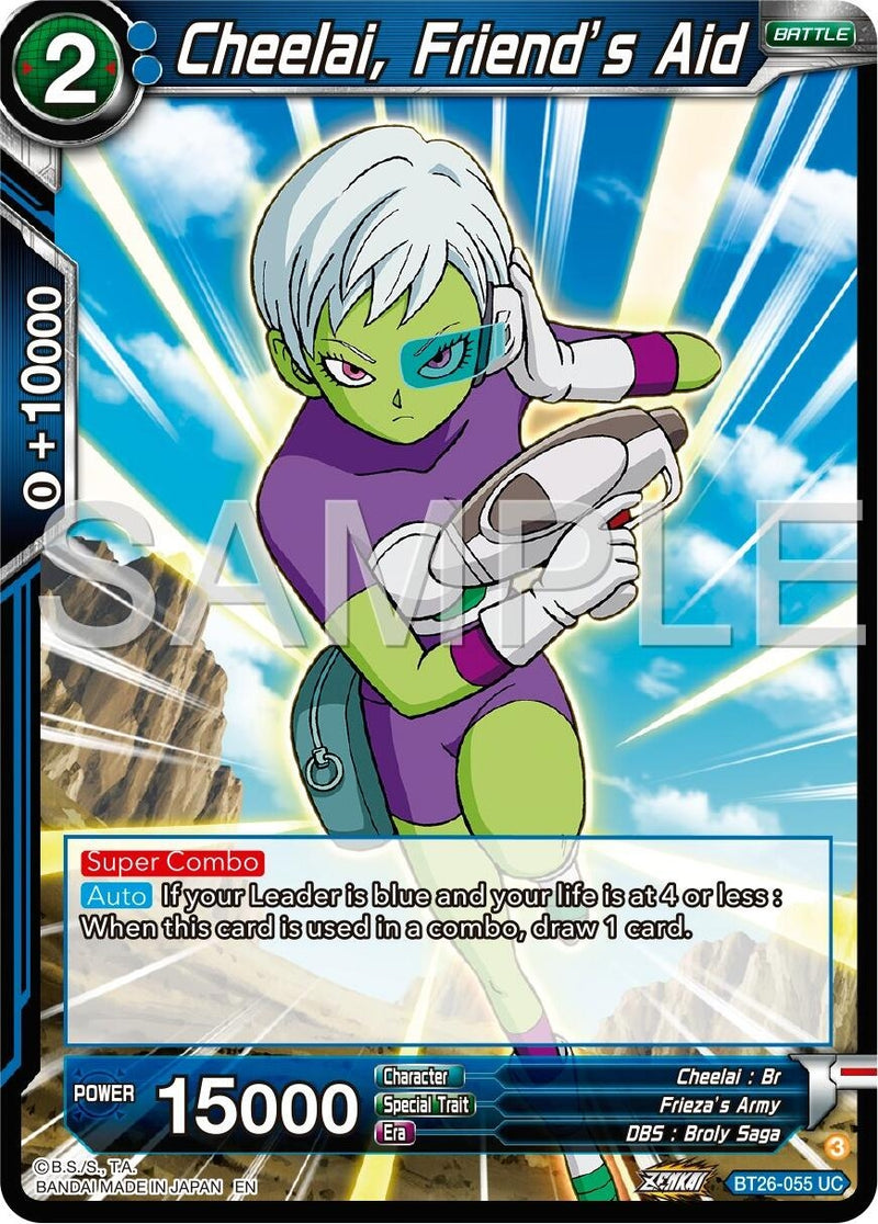 [BT26-055] Cheelai, Friend's Aid (Ultimate Advent)