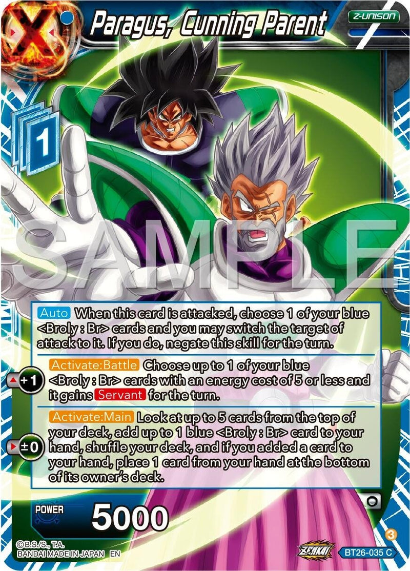 [BT26-035] Paragus, Cunning Parent (Ultimate Advent)