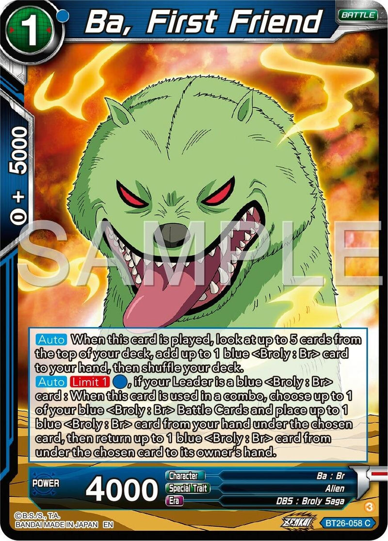 [BT26-058] Ba, First Friend (Ultimate Advent)
