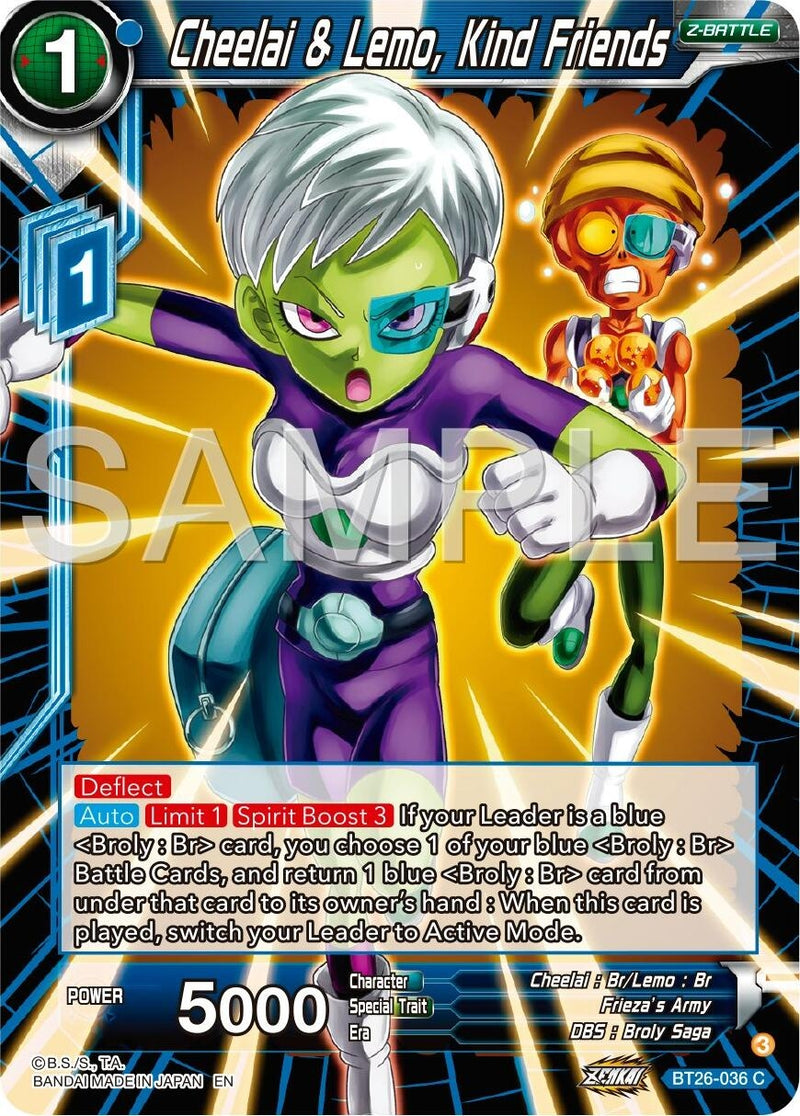 [BT26-036] Cheelai & Lemo, Kind Friends (Ultimate Advent)