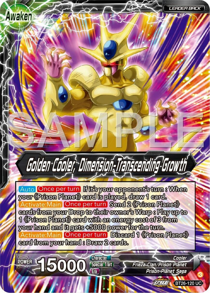 [BT26-120] Cool // Golden Cooler, Dimension-Transcending Growth (Ultimate Advent)