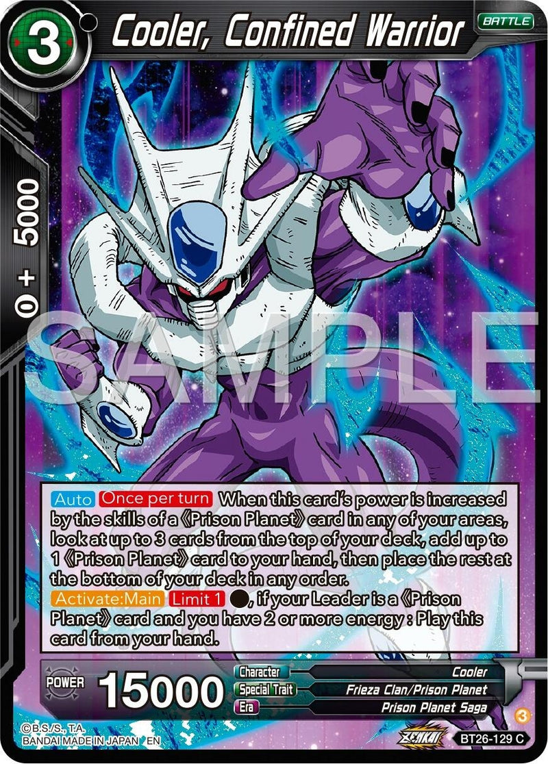 [BT26-129] Cooler, Confined Warrior (Ultimate Advent)