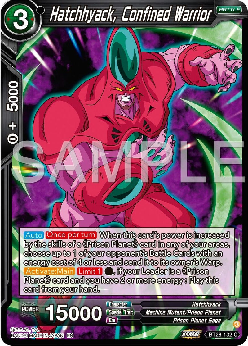 [BT26-132] Hatchhyack, Confined Warrior (Ultimate Advent)