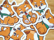 Shiba Inu Stickers Set of 6