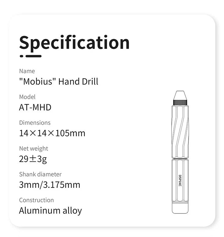 Mobius Hand Drill