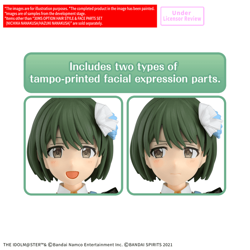 [Preorder][ETA Q2 2027] 30MS Option Hair Style & Face Parts Set (Nichika Nanakusa/Hazuki Nanakusa)