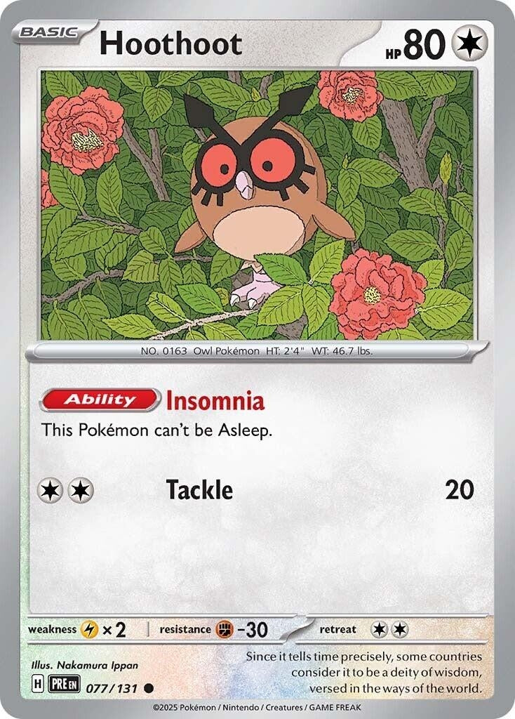 [077/131] Hoothoot (SV: Prismatic Evolutions)