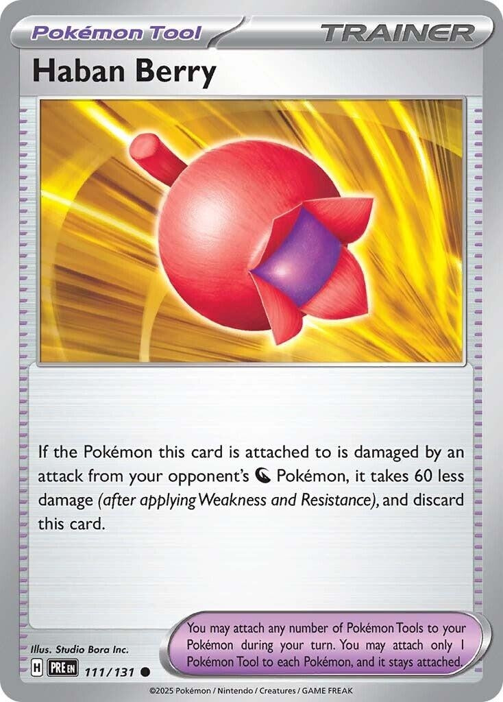[111/131] Haban Berry (SV: Prismatic Evolutions)