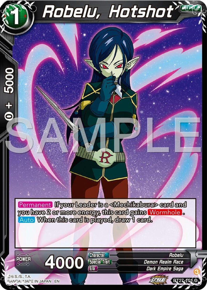[BT27-101] Robelu, Hotshot (History of Z)