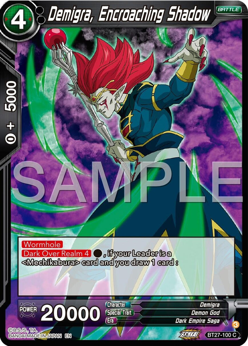 [BT27-100] Demigra, Encroaching Shadow (History of Z)