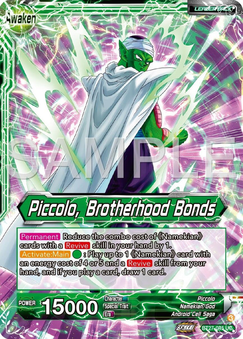 [BT27-045] Piccolo // Piccolo, Brotherhood Bonds (History of Z)