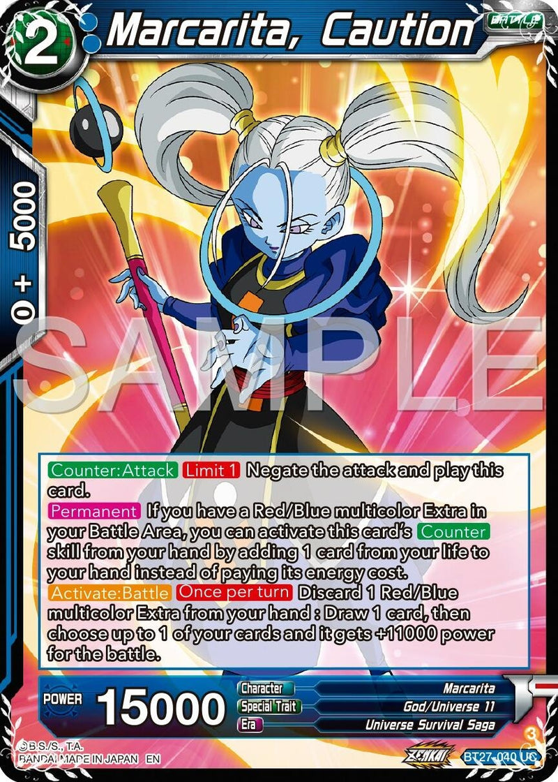 [BT27-040] Marcarita, Caution (History of Z)
