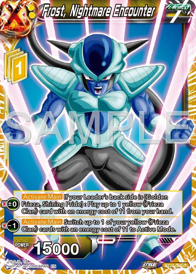 [BT27-068] Frost, Nightmare Encounter (History of Z)