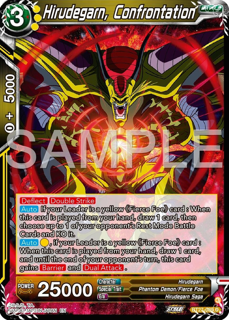[BT27-089] Hirudegarn, Confrontation (History of Z)