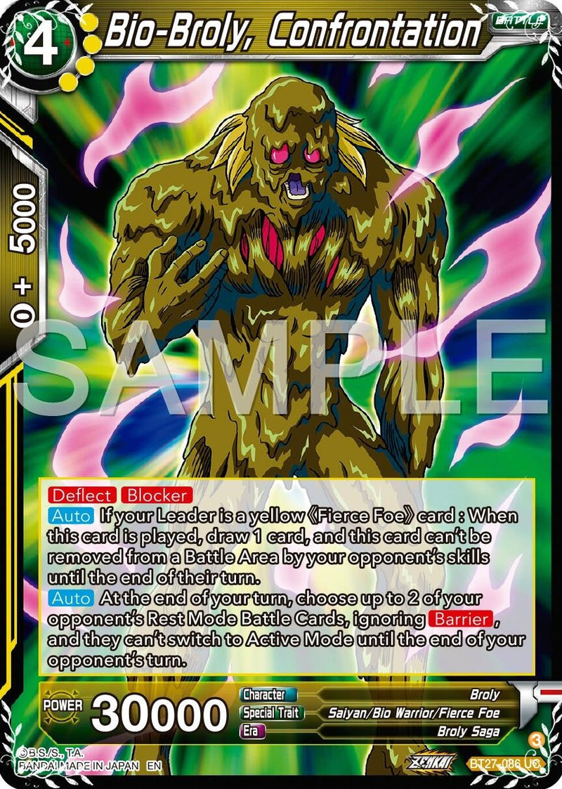 [BT27-086] Bio-Broly, Confrontation (History of Z)