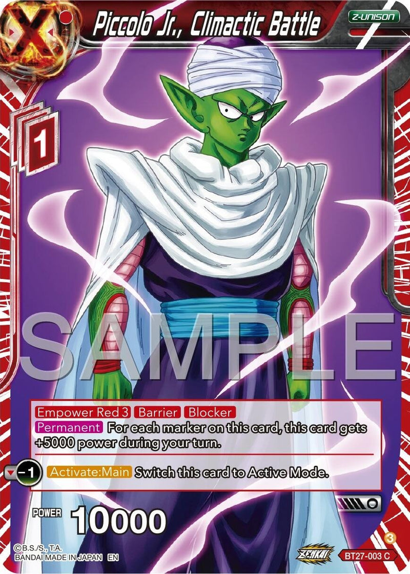 [BT27-003] Piccolo Jr., Climactic Battle (History of Z)