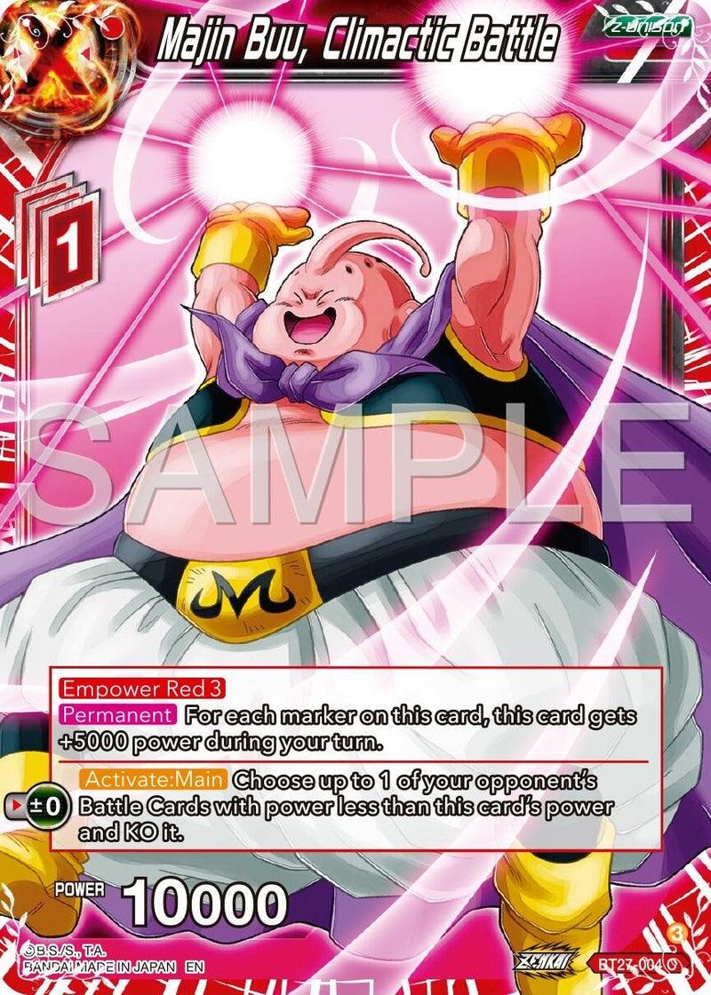 [BT27-004] Majin Buu, Climactic Battle (History of Z)