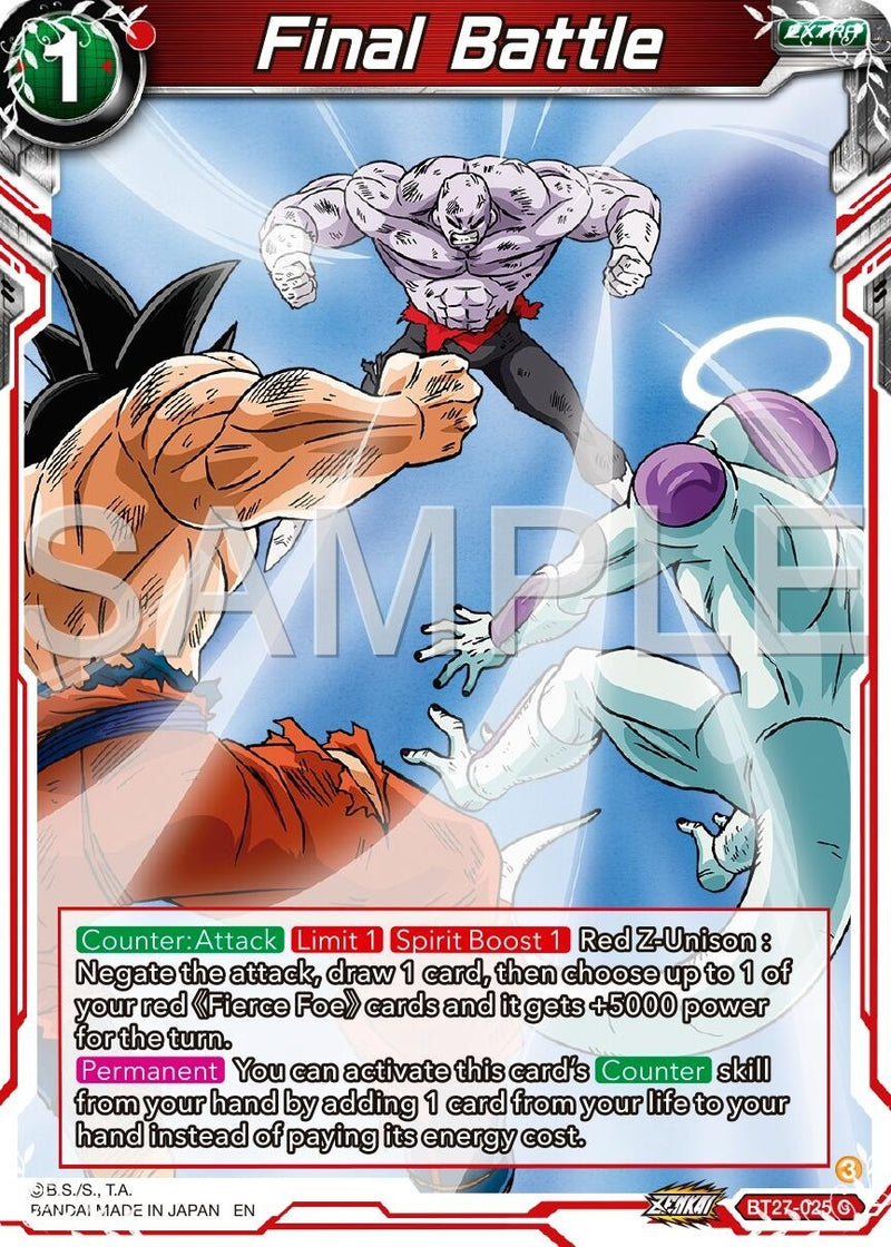 [BT27-025] Final Battle (History of Z)