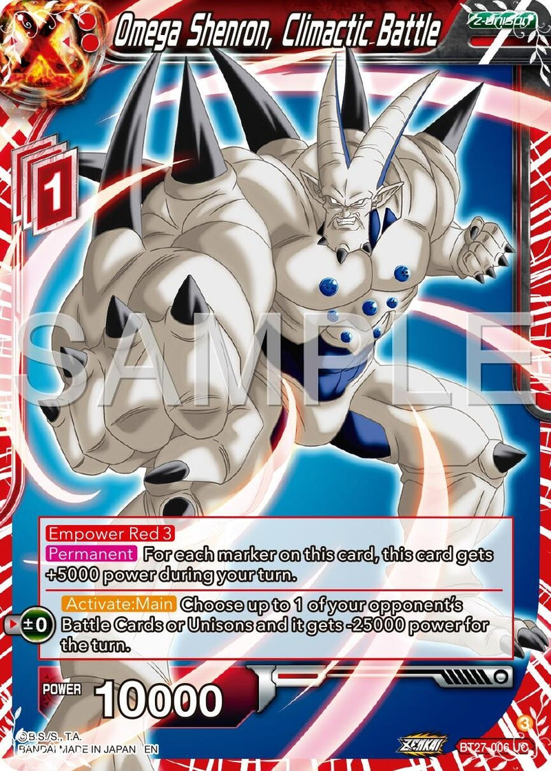 [BT27-006] Omega Shenron, Climactic Battle (History of Z)