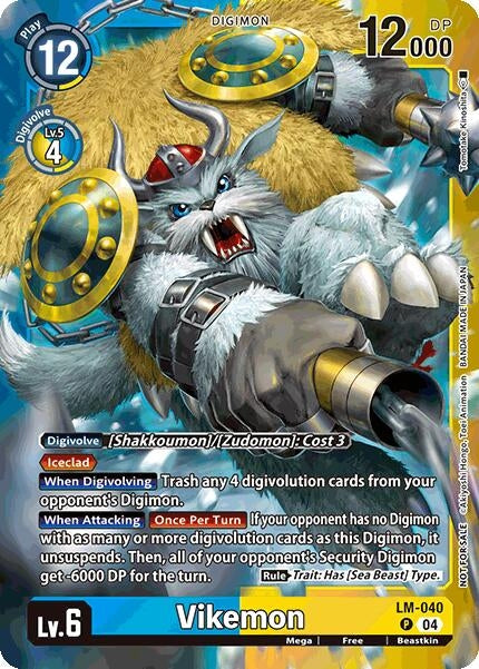 [LM-040 P] Vikemon (Limited Card Pack) (World Convergence)