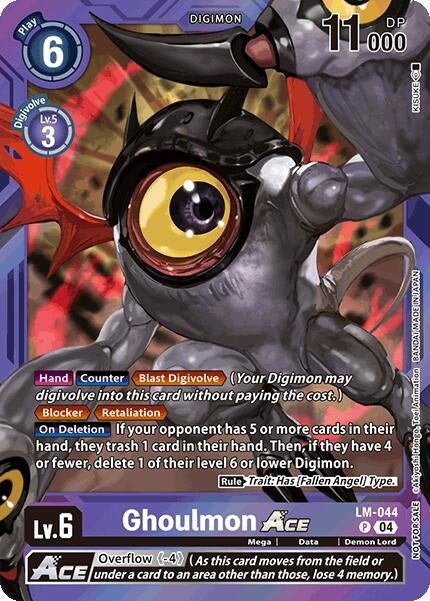 [LM-044 P] Ghoulmon ACE (Limited Card Pack) (World Convergence)