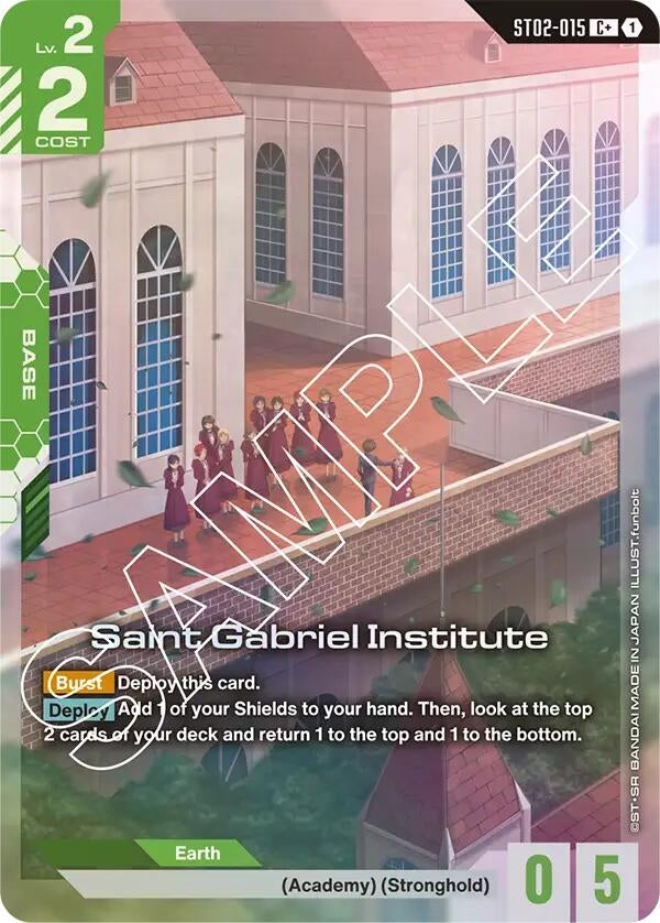 [ST02-015] Saint Gabriel Institute (C+) (Starter Deck 02: Wings of Advance)