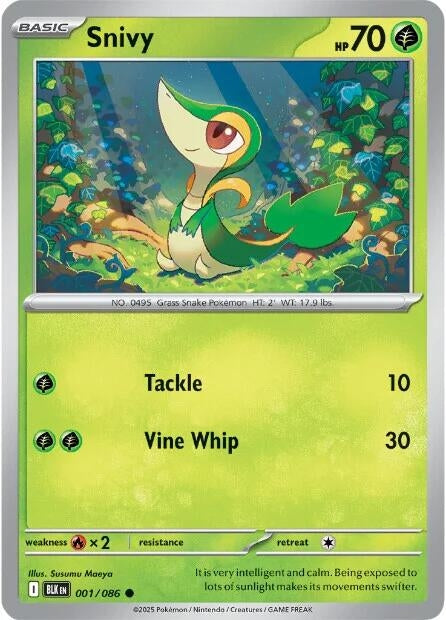 [001/086] Snivy (SV: Black Bolt)