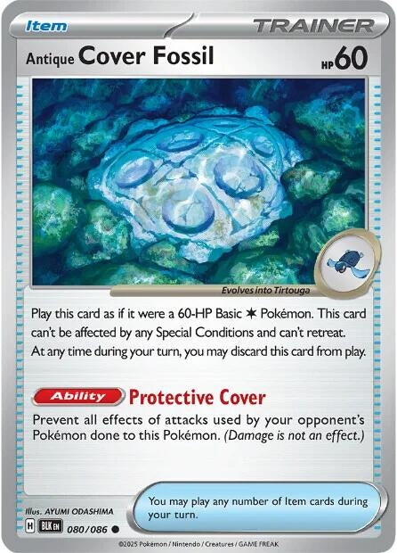 [080/086] Antique Cover Fossil (SV: Black Bolt)
