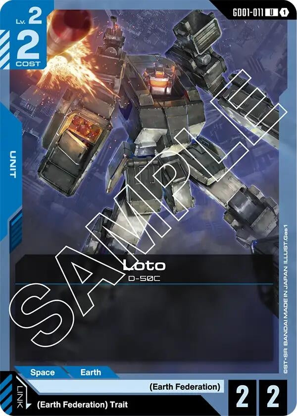 [GD01-011] Loto (Newtype Rising)