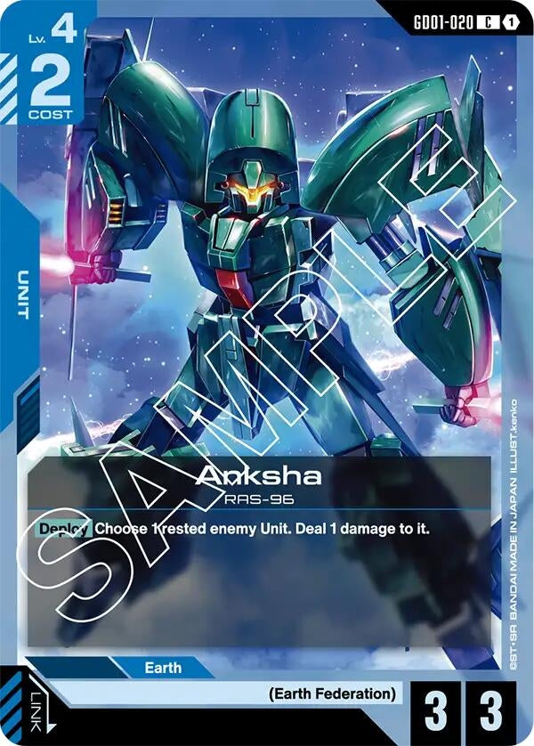 [GD01-020] Anksha (Newtype Rising)