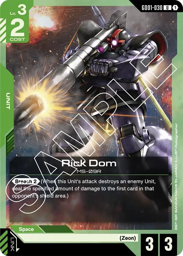 [GD01-030] Rick Dom (Newtype Rising)