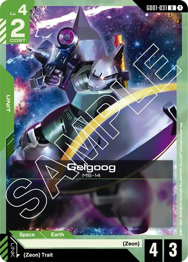 [GD01-031] Gelgoog (Newtype Rising)