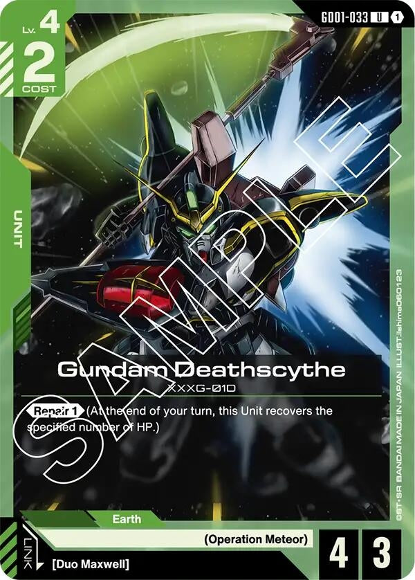 [GD01-033] Gundam Deathscythe (GD01-033) (Newtype Rising)