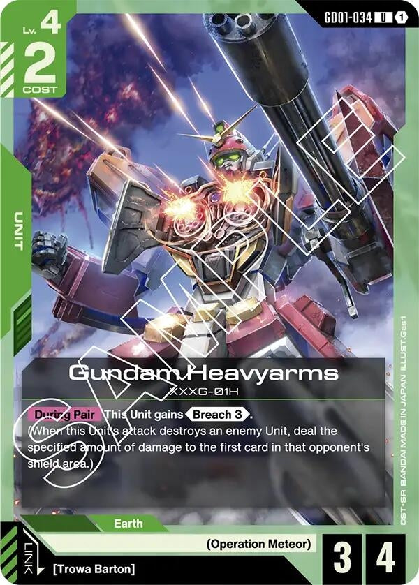 [GD01-034] Gundam Heavyarms (Newtype Rising)