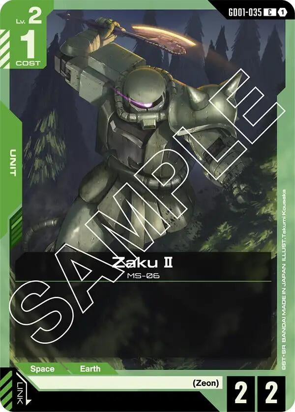 [GD01-035] Zaku II (Newtype Rising)
