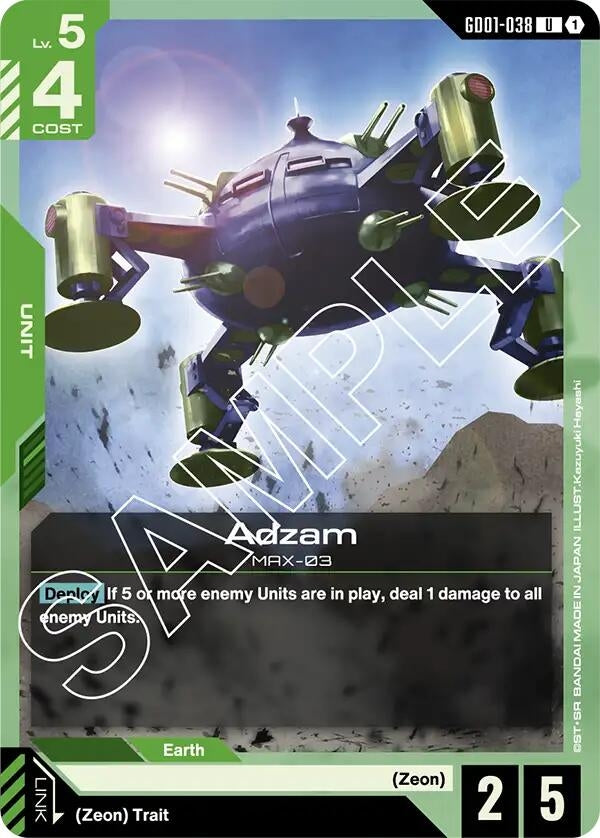 [GD01-038] Adzam (Newtype Rising)