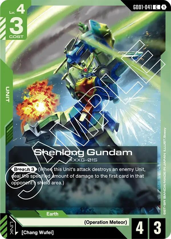 [GD01-041] Shenlong Gundam (GD01-041) (Newtype Rising)