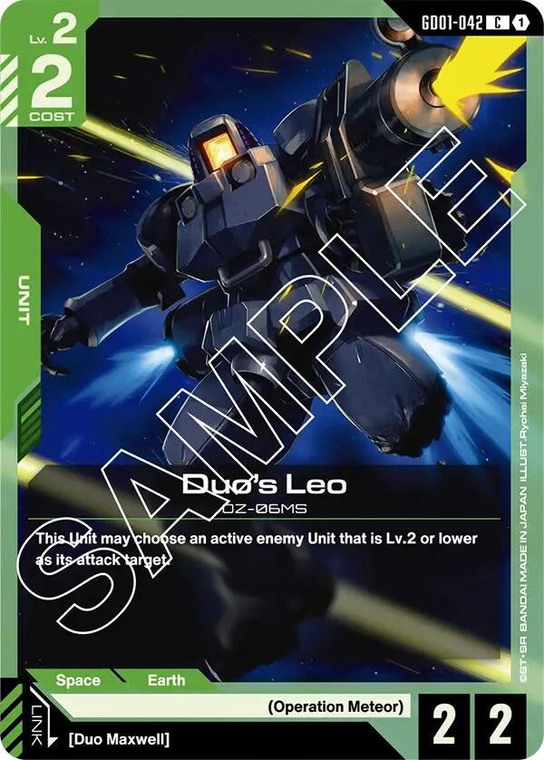 [GD01-042] Duo's Leo (Newtype Rising)