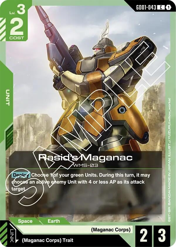 [GD01-043] Rasid's Maganac (Newtype Rising)