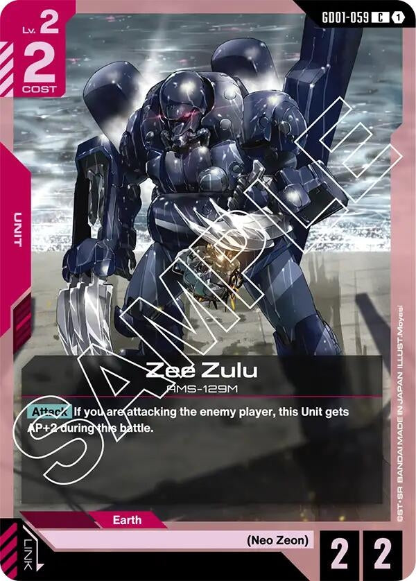 [GD01-059] Zee Zulu (Newtype Rising)